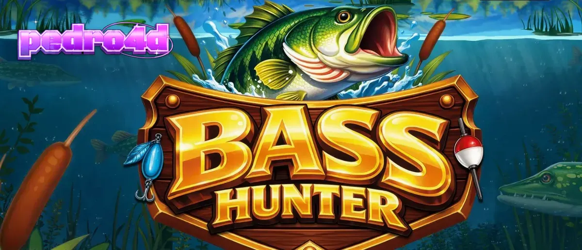 Pemandangan danau Nordic yang tenang di slot Bass Hunter